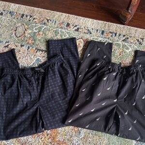NAUTICA BUNDLE OF 2 PAIRS MENS PAJAMA LOUNGING PANTS IN SZ MED…NWT SO SOFT!